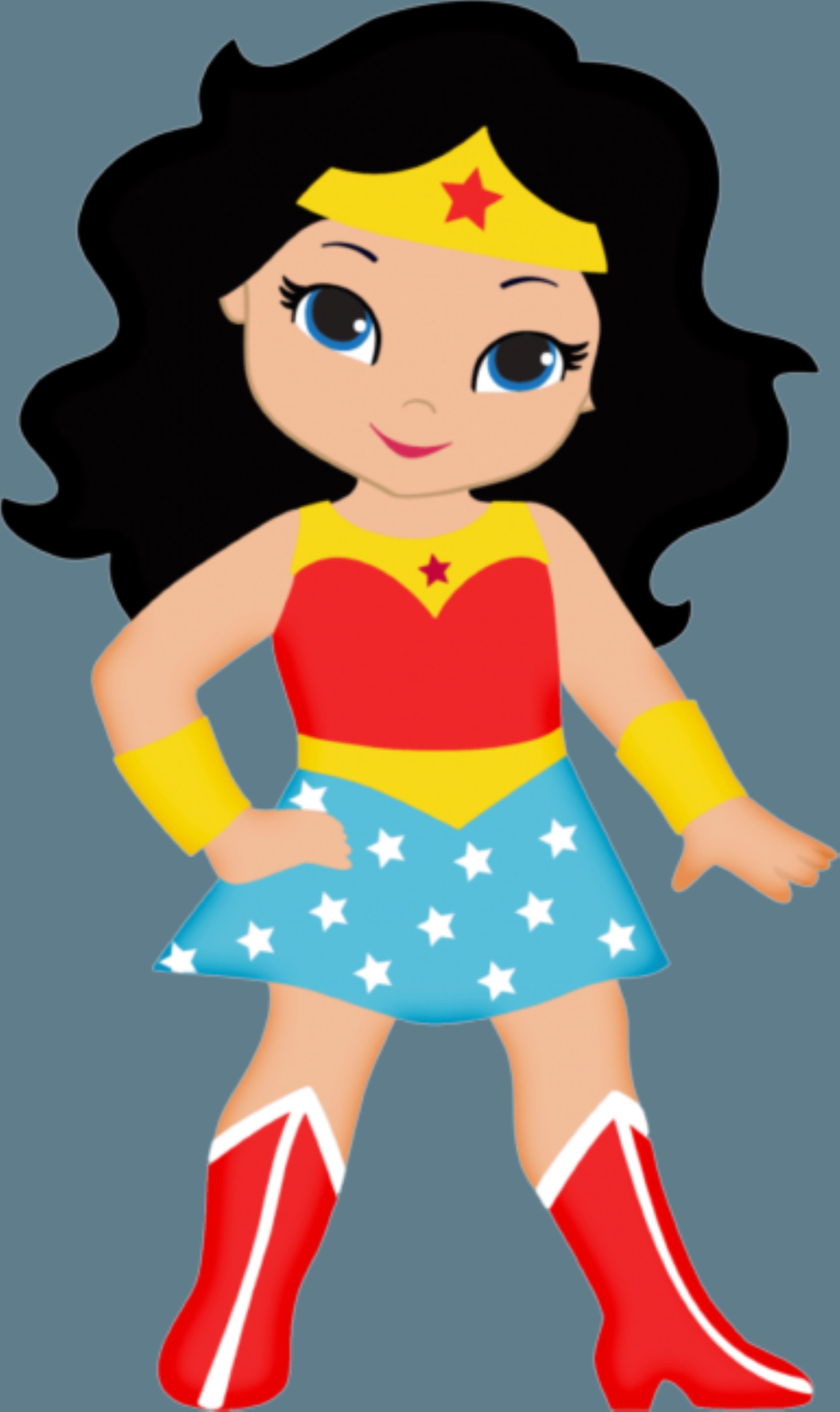 Wonder Woman/Girl High Resolution Transparent Background PNG | Etsy