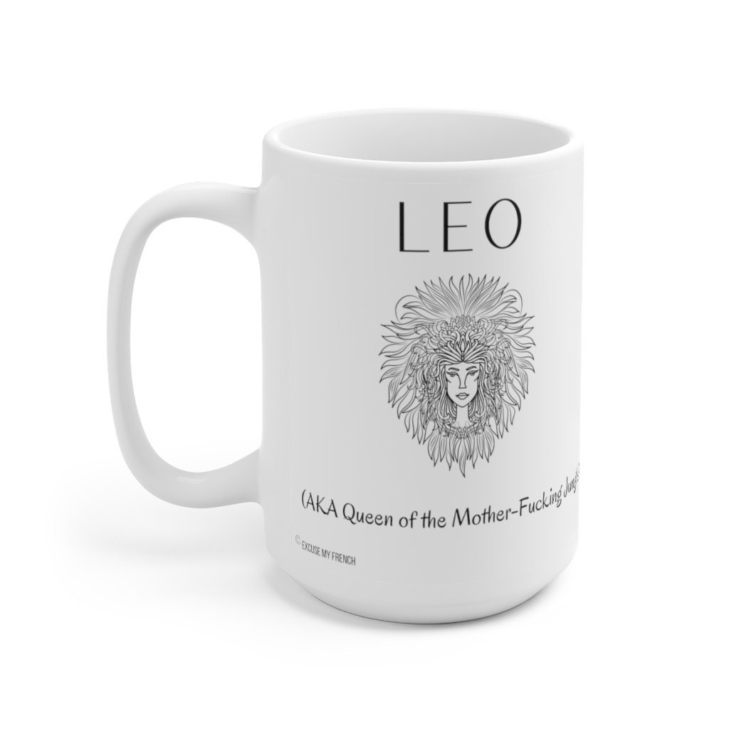 Leo Mug Leo Birthday Gift Leo Zodiac Mug Leo Queen of Etsy UK