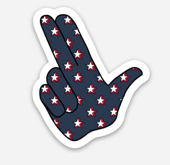 DBU Guns up Sticker - Etsy