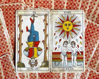 JEU DE CARTES Tarot Nouveau B P Grimaud Vintage Neuf sous cellophane EUR 24,00 - FR
