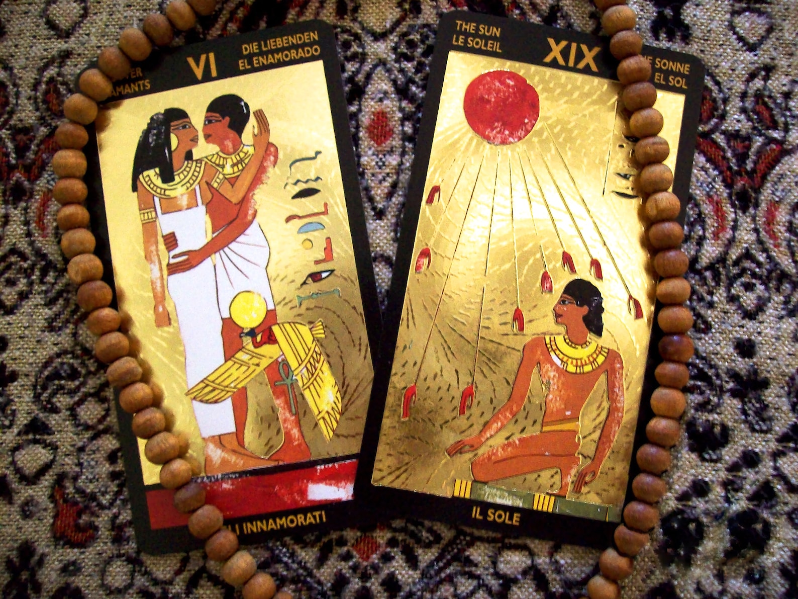 Tarot Deck Egyptian Tarot Cards Deck Nefertiti GOLD Etsy
