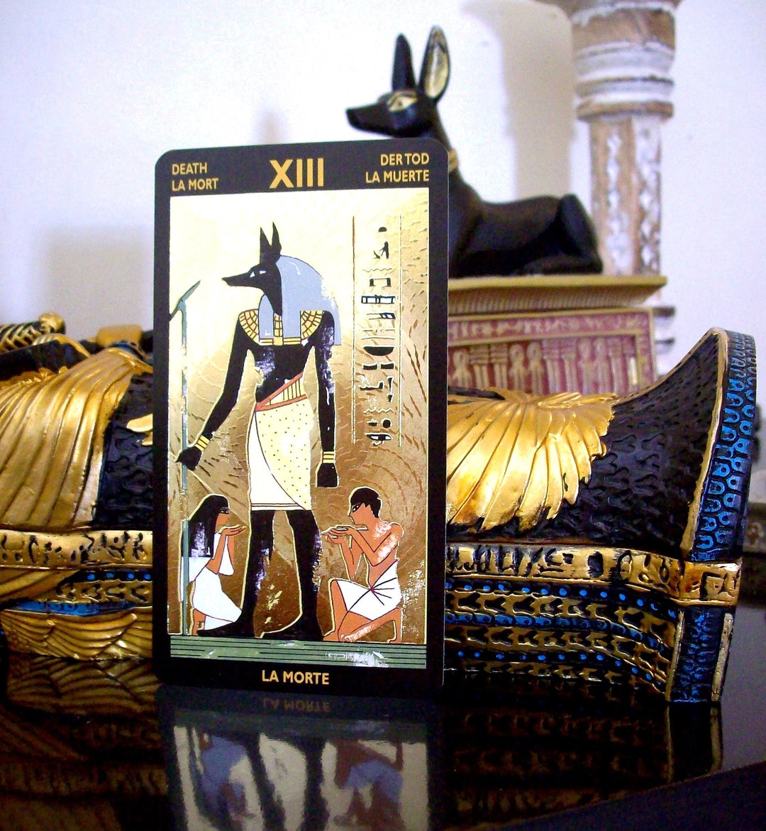 Tarot Deck Egyptian Tarot Cards Deck Nefertiti GOLD Etsy