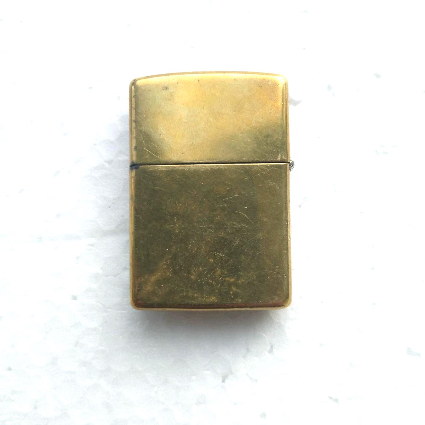 Vintage 1994 Zippo Brass Engraved Windproof Lighter, Made in USA