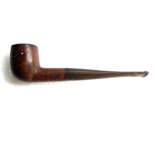 Antique Old Briar Pipe with CJ JOHN Mark – Collectible Mid-Century Piece