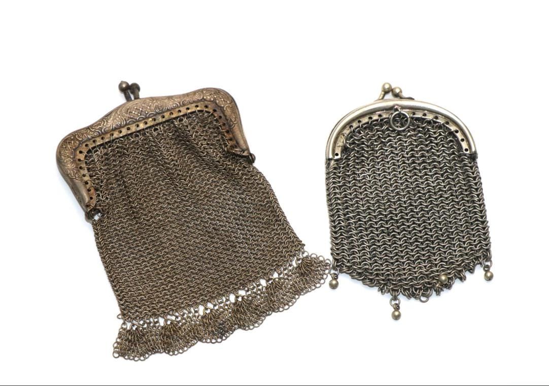 Antique mesh coin purse - Etsy 日本