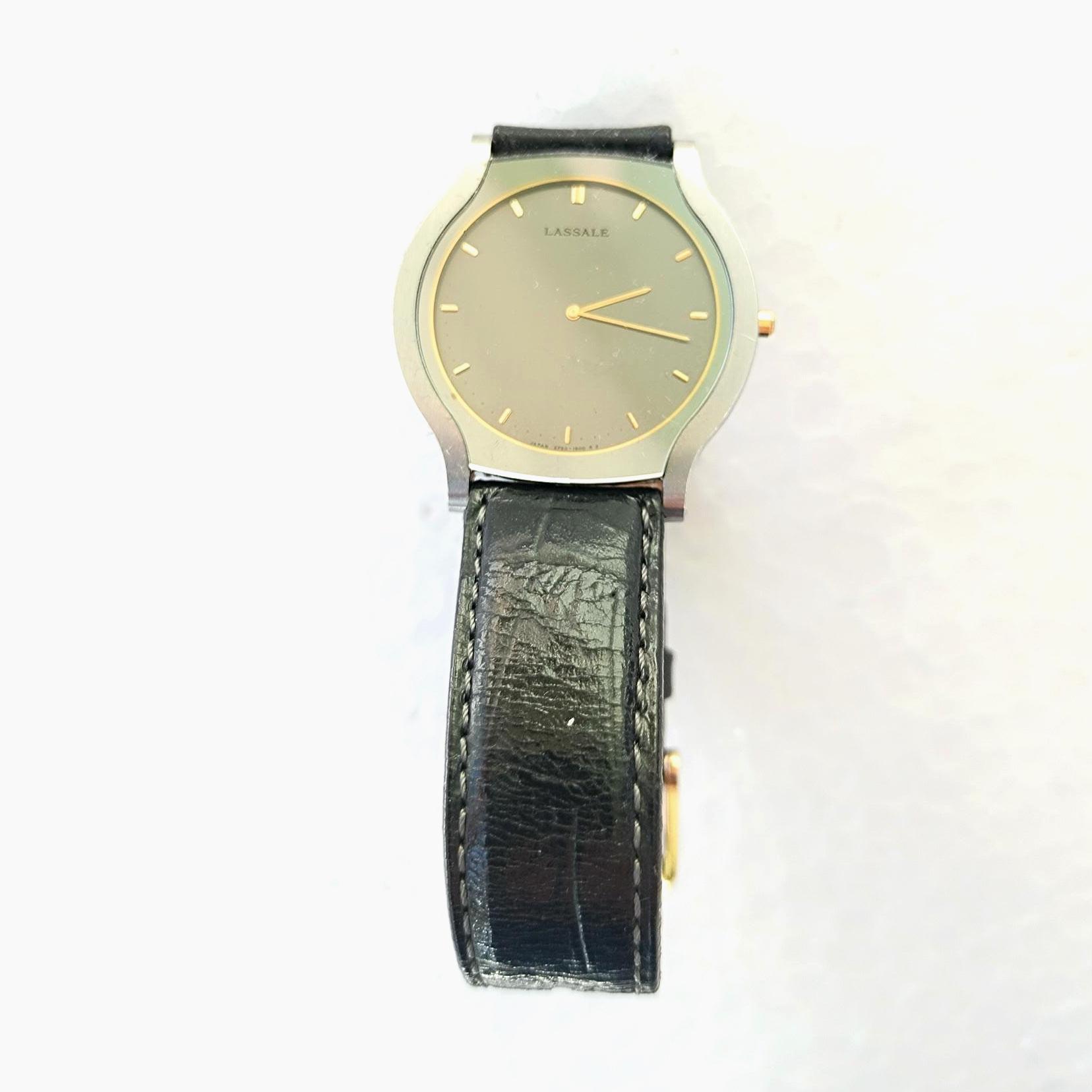 Vintage Seiko Lassale Watch 2F50-6179 Ultra Thin Quartz 1993
