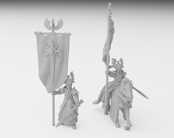 Elven battle standard bearer