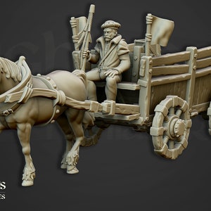 Goldwagen, Highlands Miniatures, Empire of the Sun, Sonnstahl, 9th Age, WAP, Rollenspiel, RPg, Cart