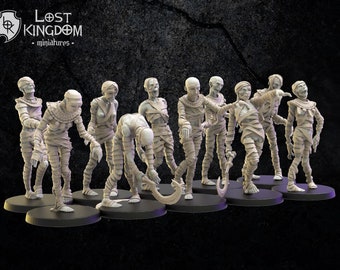 Mummies x10, lost kingdom, undying dynasties, the cursed, undead, egyptian