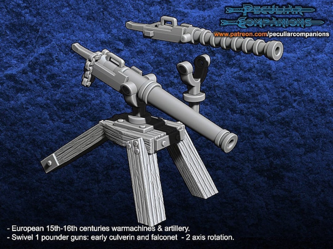 Swivel Gun and Crew Holy Roman Empire Peculiar Companions Etsy