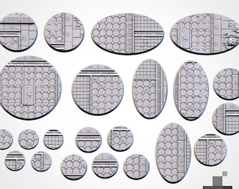Royal palace bases, txarli factory, magnet ready, 25mm, 32mm, 40mm, 50mm, 60mm, 80mm, oval