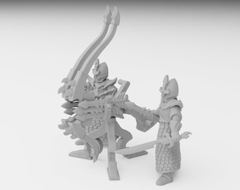 Dark Elf Bolt Thrower, Ilhadiel, 9th Age, Dread Elves, War Machine, Wargaming