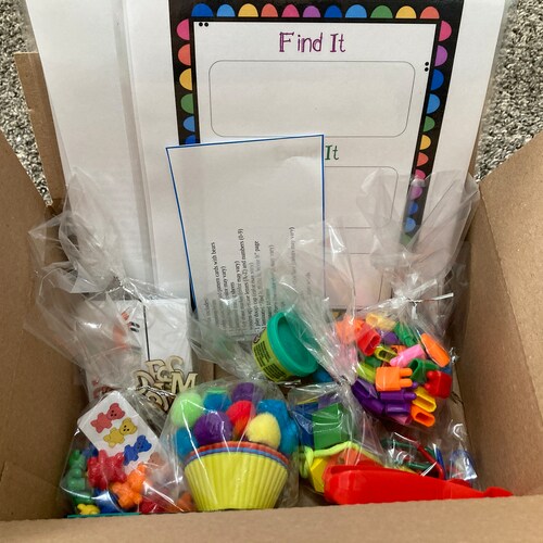 Busy Box Learning Kit Preschool Etsy