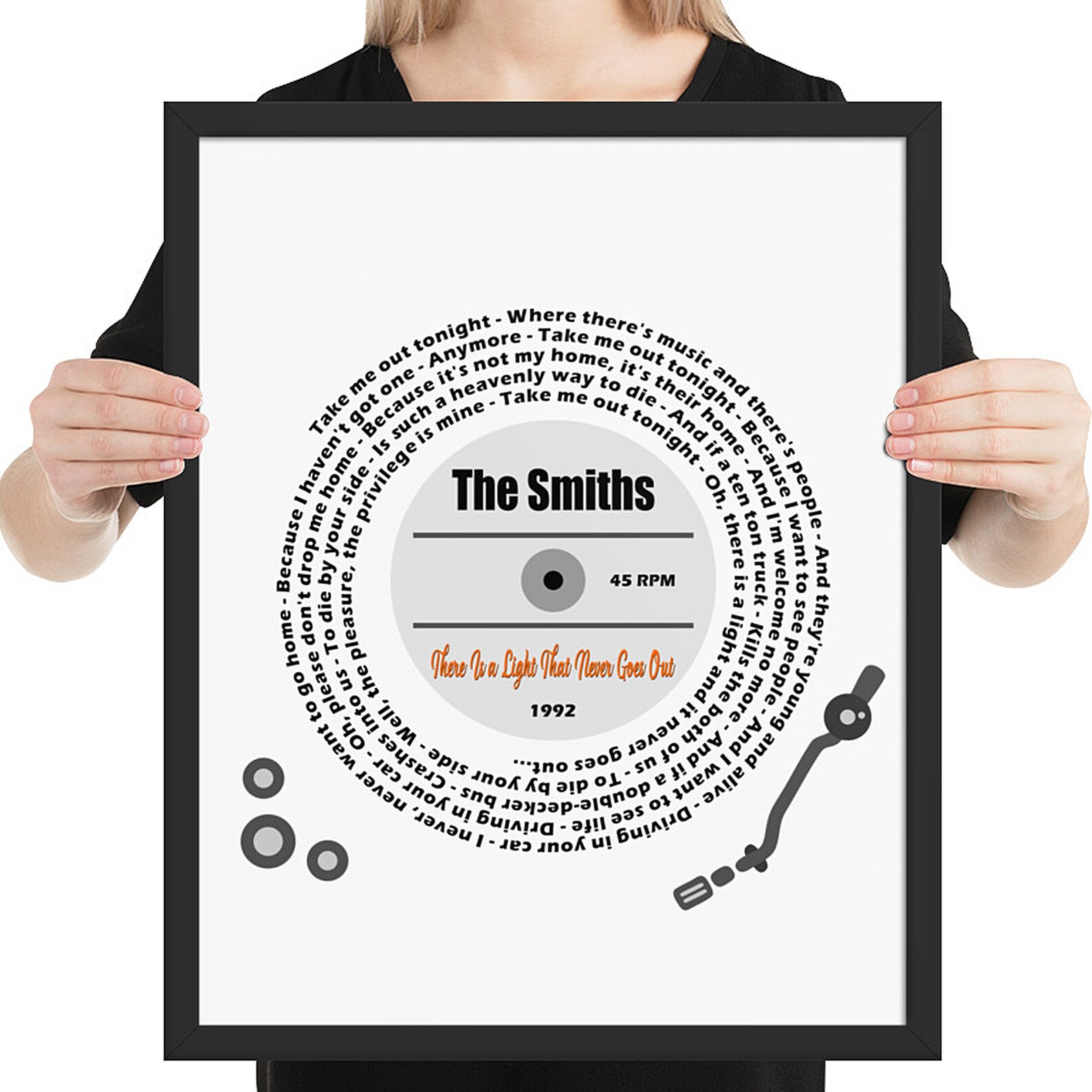 There Is a Light That Never Goes Out Song Lyrics Wall Art Etsy