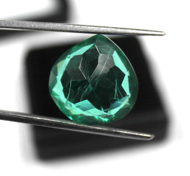 Limited Stone 16.70 Ct Certified Natural Colombian Green Emerald Pear Shape Gemstone Making For Ring NM109