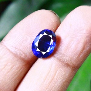 10.60 Ct Certified Natural UntreatedUnheated Ring Size Purple Sapphire Oval Shape Gemstone AN551