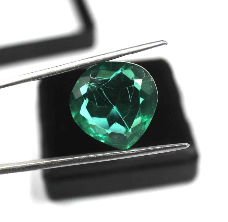 Limited Stone 16.70 Ct Certified Natural Colombian Green Emerald Pear Shape Gemstone Making For Ring NM109