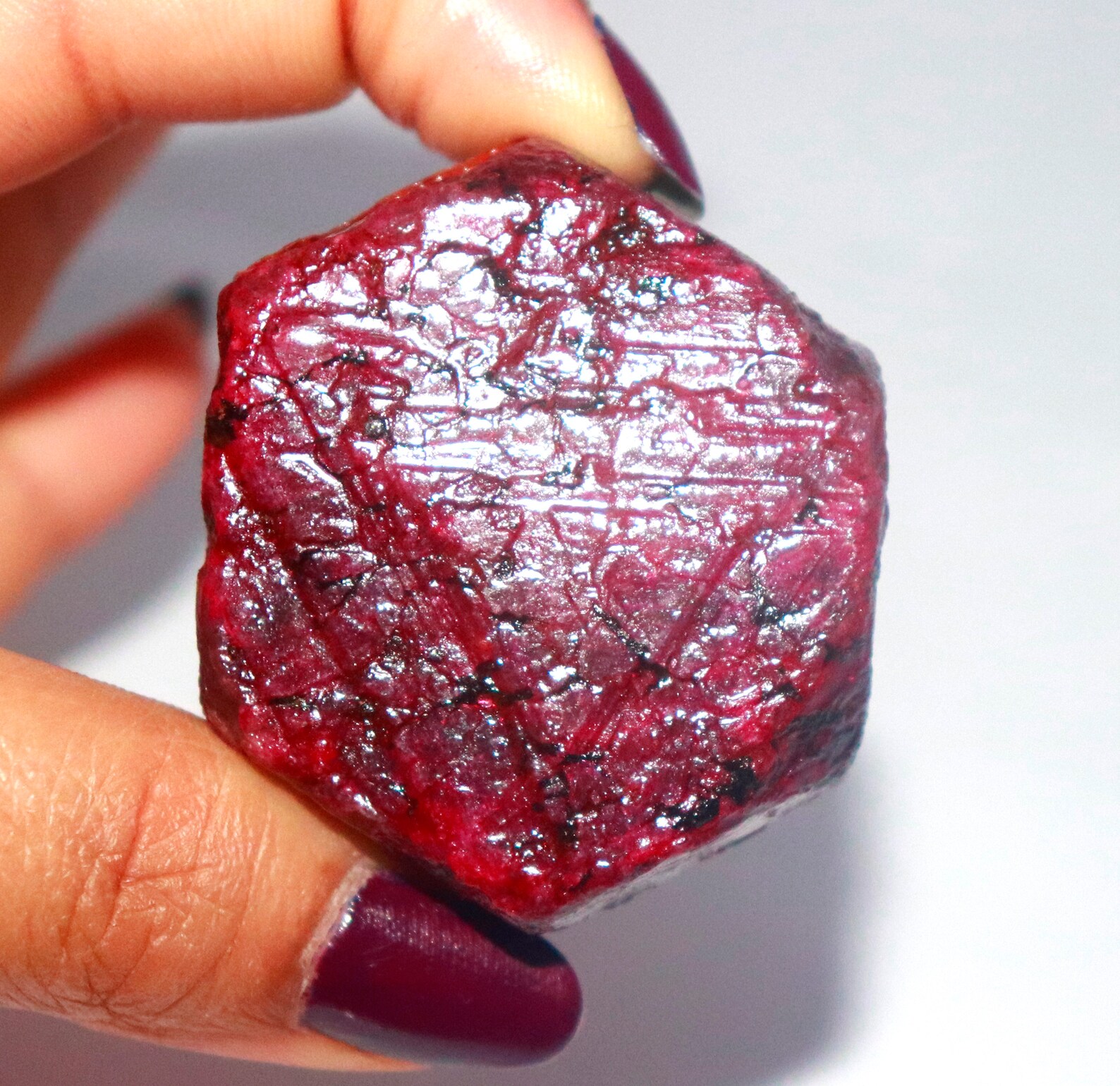 Certified Natural 550.00 Carat African Pigeon Blood Red Ruby Etsy