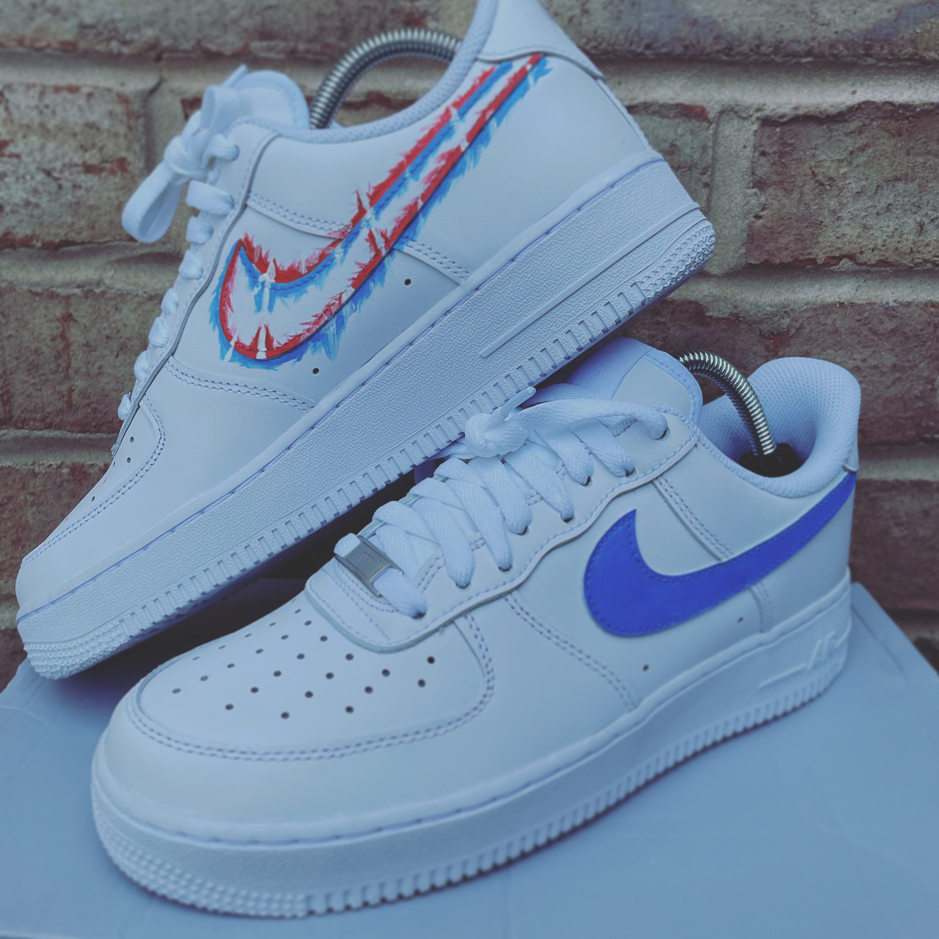 custom glitch air force 1