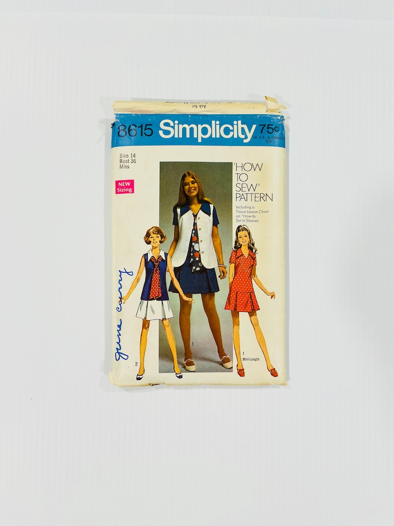 Vintage Sewing Patterns Simplicity 7289 7896 8249 8615 - Etsy