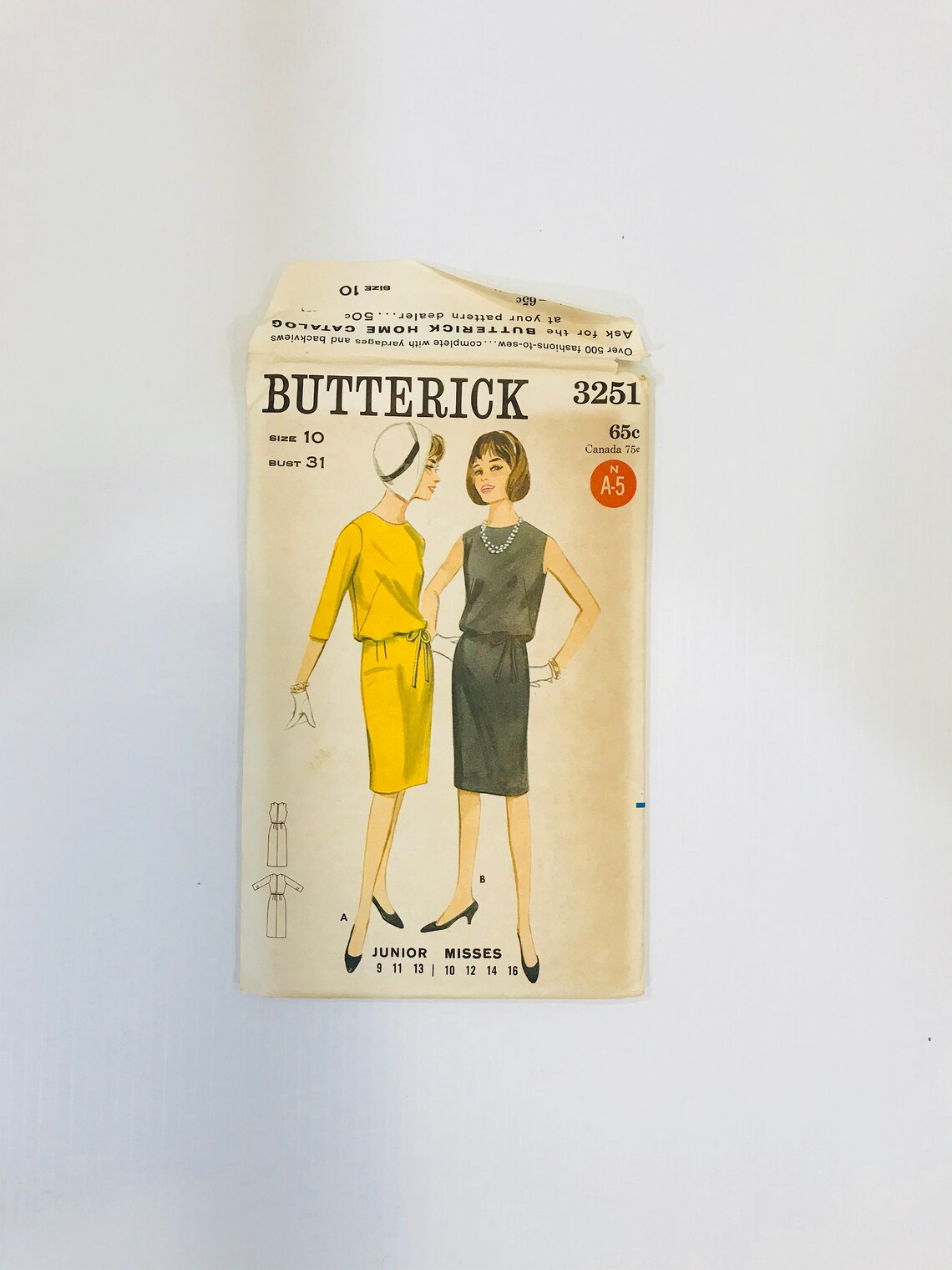 Vintage Sewing Patterns Butterick 3251, 4699, 5679, Mccalls 3417, 5170 ...