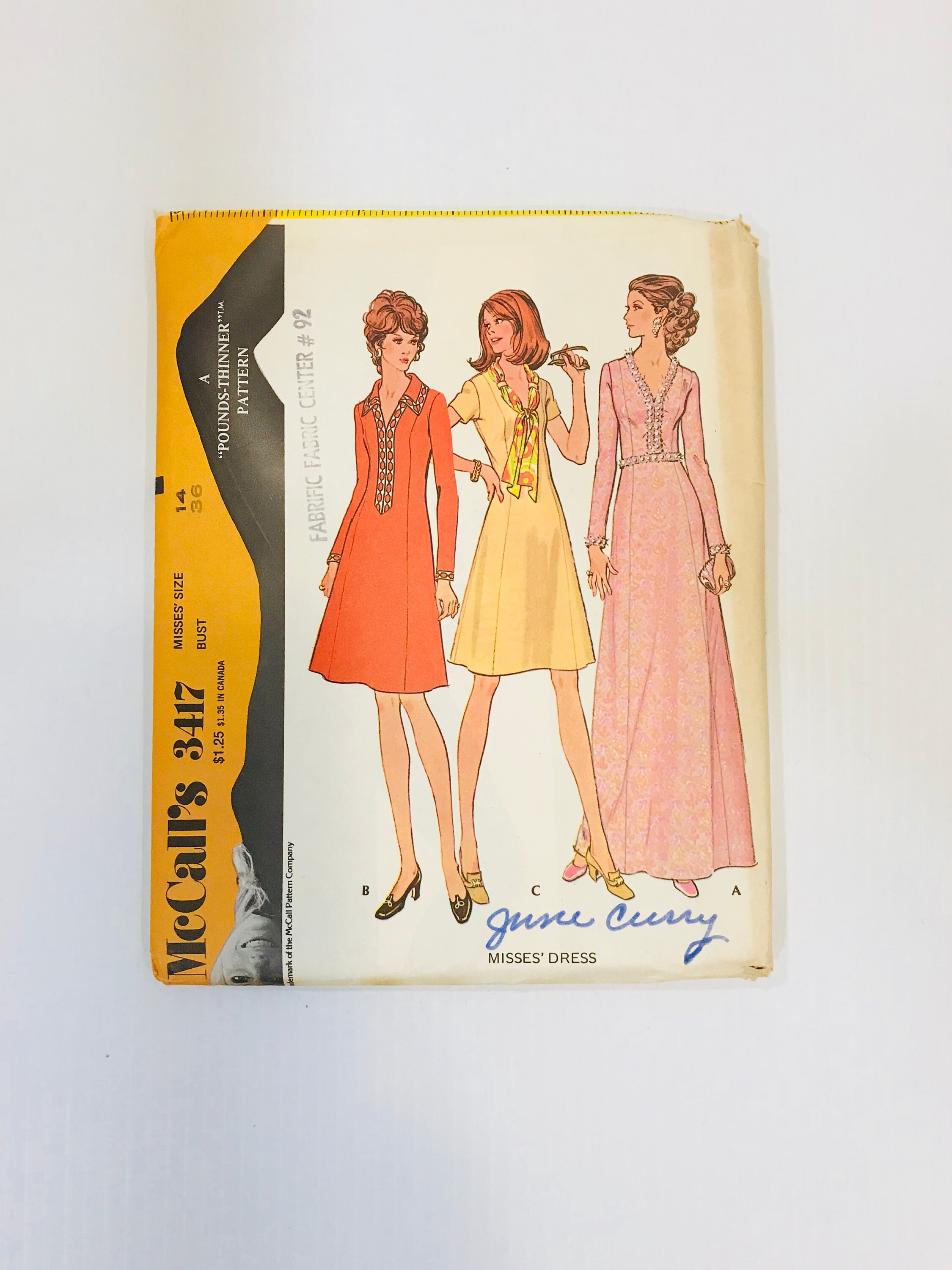 Vintage Sewing Patterns Butterick 3251, 4699, 5679, Mccalls 3417, 5170 ...