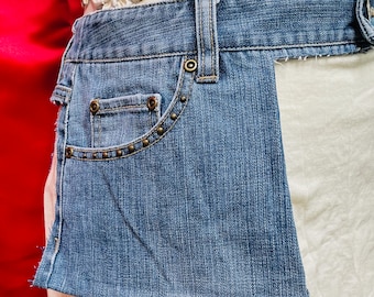 Fanny Packs, Upcycled Recycled Jean Denim Fannyy Packs, Special Order Available, Read Description