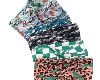 Philadelphia Eagles Twist Headbands | Eagles Inspired Headband | Mommy & me Headband | Eagles Inspired Hair Accessory | Twist Front Headband