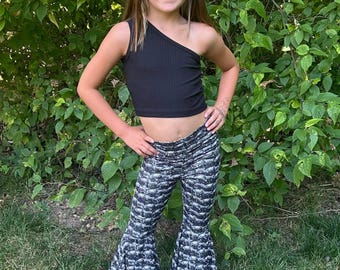 Eagles Bellbottoms | Go Birds Bellbottoms | Boho Baby Bellbottoms | Kids Eagles Bellbottoms | Toddler Bellbottoms | Trumpet Pants for Kids
