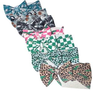 Philadelphia Eagles Headwrap Bows|Go Birds Baby Bows| Eagles Inspired Toddler Bows | NFL inspired Print | infant/toddler/girls/adult bows image 1