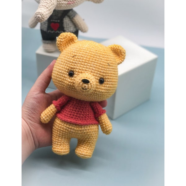 Tranguyenami- (PDF FILE) Crochet Pooh Pattern(Winnie the Pooh)- Crochet Bear- Crochet amigurumi pattern- Instand download -English Pattern
