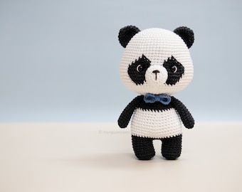 Tranguyenami- (PDF FILE) Crochet Panda- Crochet Pattern- Crochet Toy - Amigurumi Pattern- English Pattern