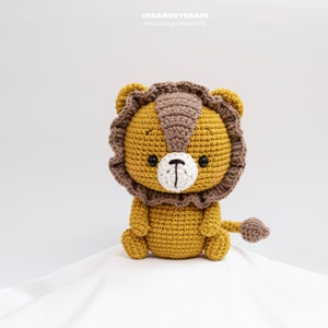 Tranguyenami- (PDF FILE) Crochet Lion Pattern- Crochet Pattern- Crochet Toy - Amigurumi Pattern- English Pattern