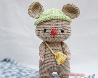 Patron grosse souris au crochet - Souris mignonne Patron PDF