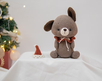 Tranguyenami- (PDF FILE) Crochet Dog Pattern - Crochet Amigurumi Pattern- Language: English