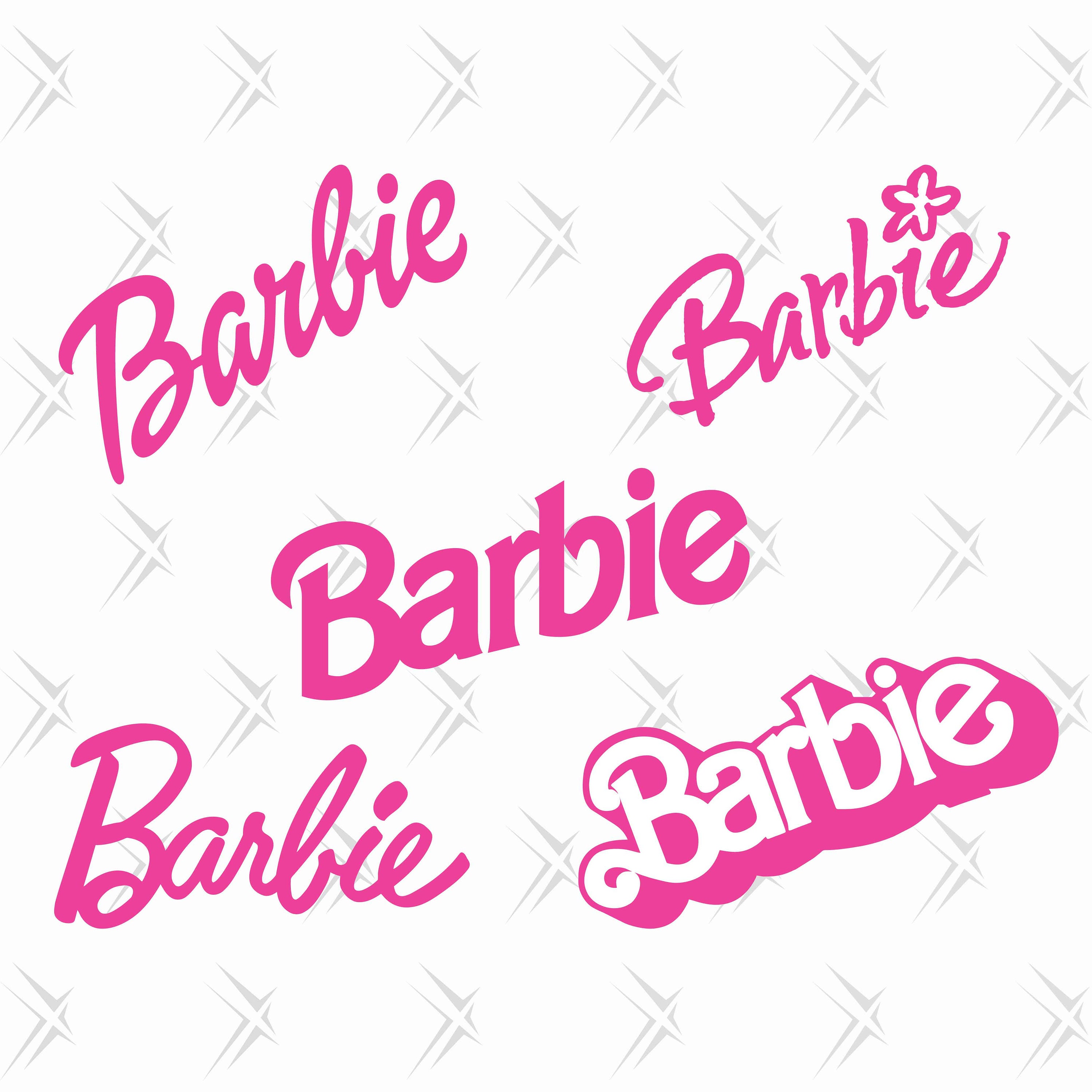 Barbie Barbie Logo svg dxf png included For cutting Etsy