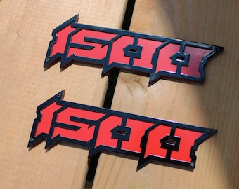 1500 adesivi personalizzati con testo aggressivo - montaggio universale