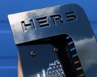 His & Her's Illuminated Fender Badge Replacement