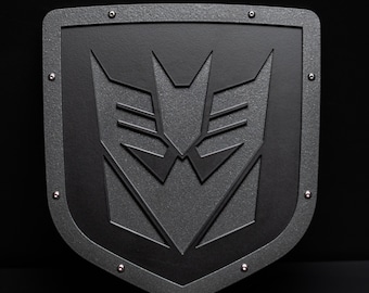 Emblema de puerta trasera Decepticon: compatible con camionetas Dodge Ram de cuarta generación