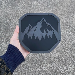 Mountain Silhouette Tailgate Emblem - Fits 2019+ Dodge Ram® 1500, 2500, 3500 Trucks