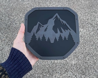 Mountain Silhouette Tailgate Emblem - Fits 2019+ Dodge Ram® 1500, 2500, 3500 Trucks