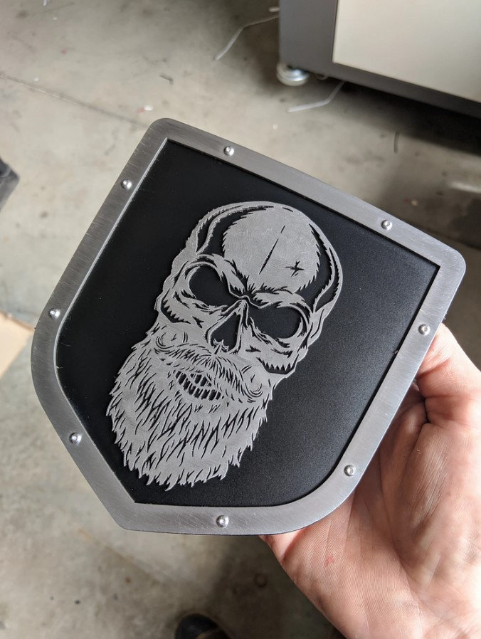 Bearded Skull Tailgate Emblem - Fits 2009-2018 Ram® 1500, 2500, 3500