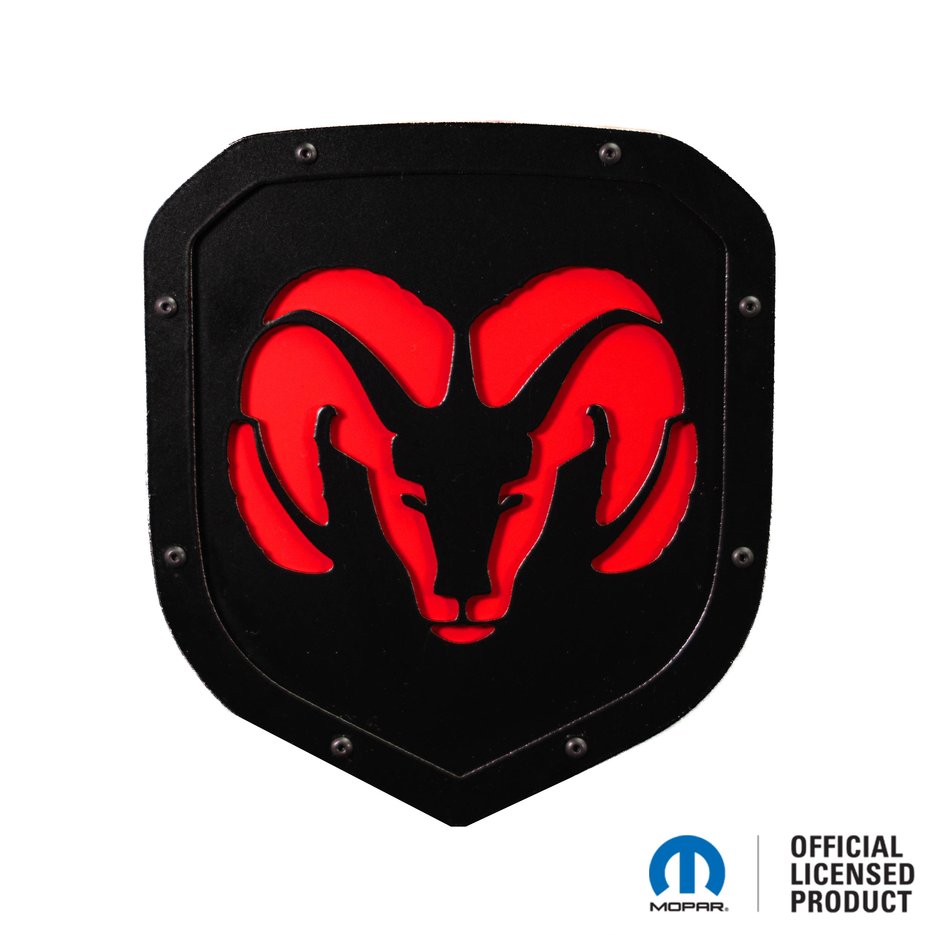 Officially Licensed RAM® Head Style 2 Shield Emblem - Fits 2013