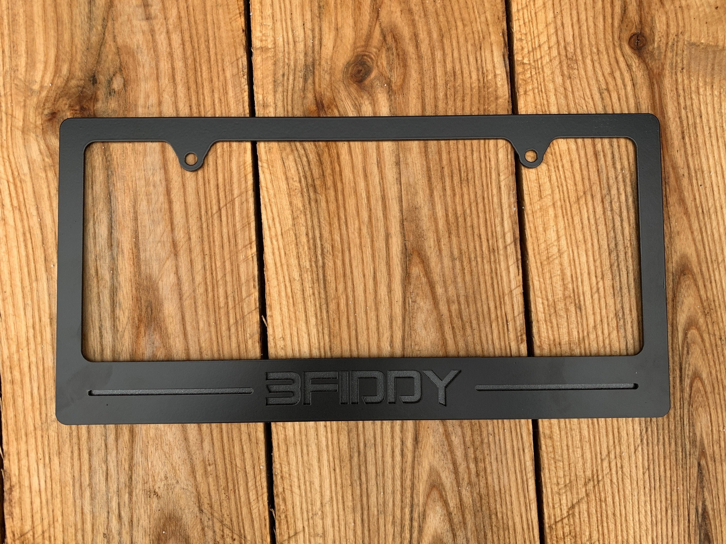 3fiddy License Plate Border - Etsy