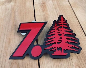 7. Emblema de árbol: personalizable