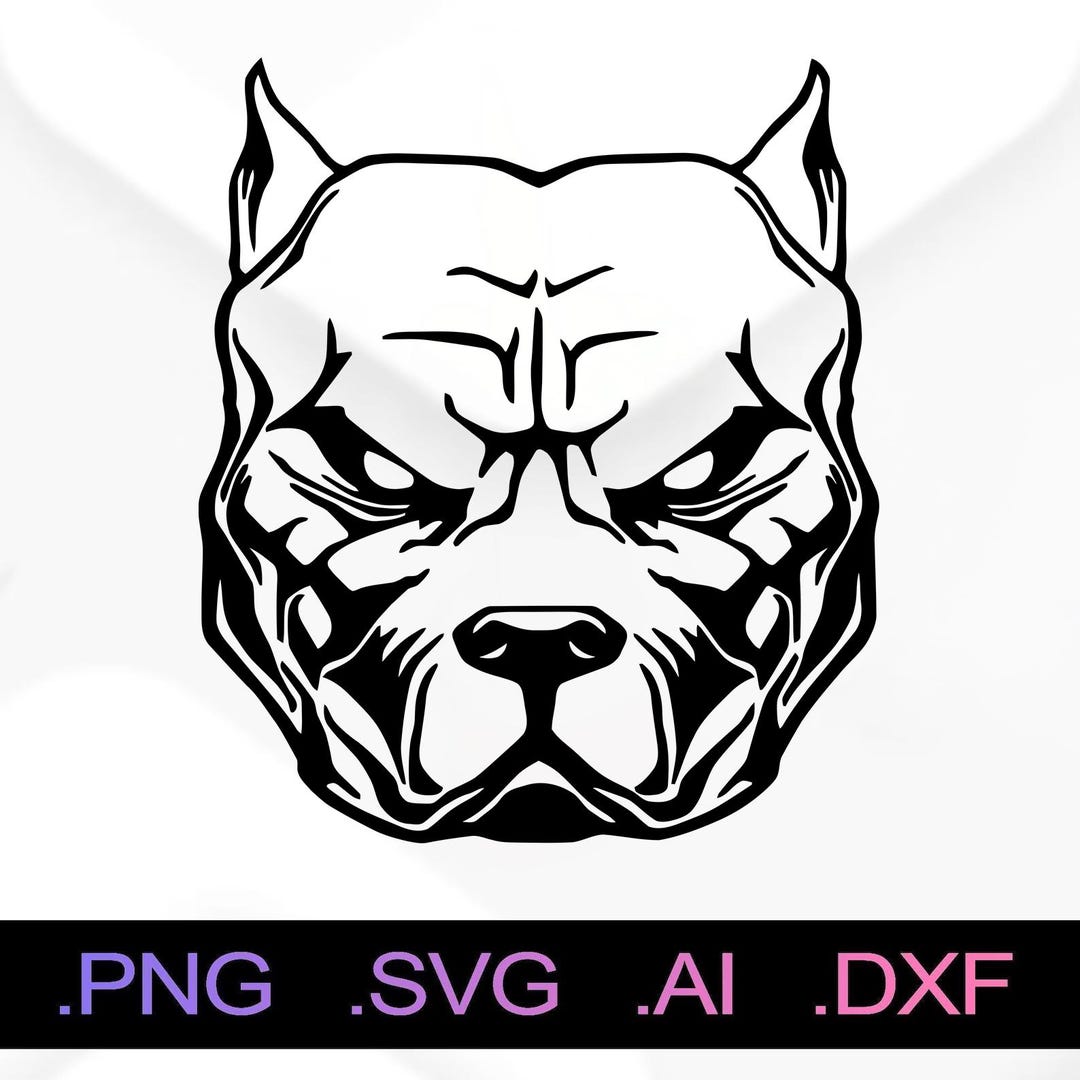 Bulldog Dog SVG and PNG Files, Print SVG, Digital Download Cricut Cut ...