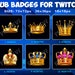 see more listings in the TWITCH SUB BADGES section