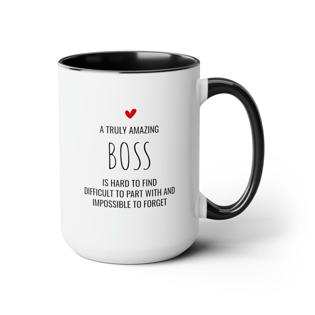 Personalizable Boss Appreciation Gift - Ceramic Coffee Mug - 11oz & 15 ...