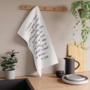 Funny Senior Moments Tea Towel – "I Came, I Saw, I Forgot" image 2