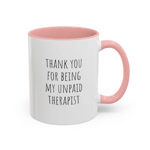 Make-up-Tasche Mit Dankes-Spruch – „Thank You For Being My Unpaid Therapist“ – Geschenk Für Frauen & Freundinnen